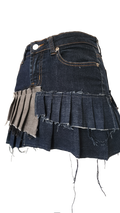 ESVA Ruffle Hem Denim Skirt
